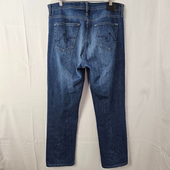 AG Adriano Goldschmied Jeans The Ives Modern Athletic Straight Denim 34R 35x29 - Picture 4 of 13